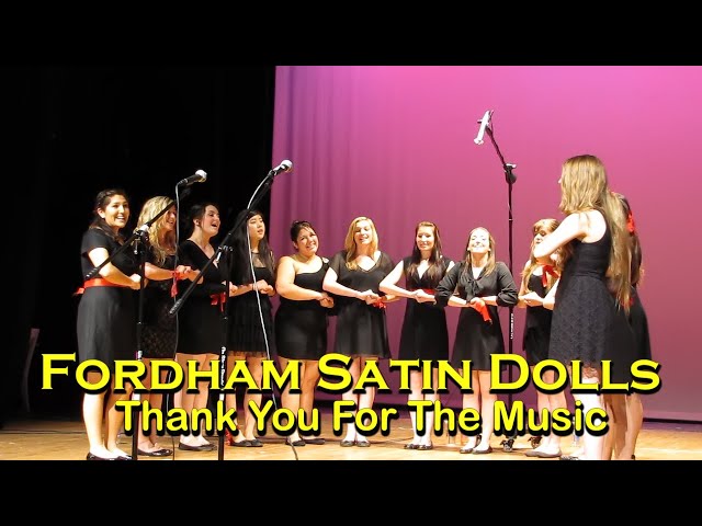 Fordham Satin Dolls- Thank You for The Music