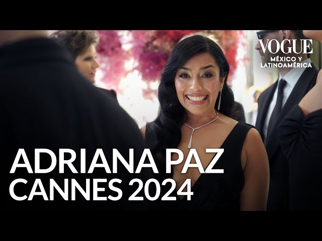 La actriz mexicana, Adriana Paz, debuta en Cannes con un vestido de Saint Laurent | Vogue México