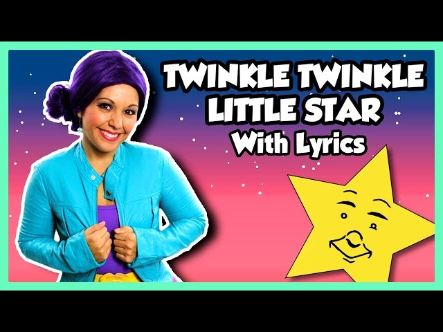 Twinkle Twinkle Little Star | Nursery Rhyme Kids Songs Lyrics on Tea Time with Tayla