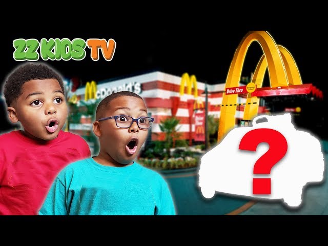 CUTE MONSTER DRIVES TO MCDONALDS!  What Should We Do? Vlogskit