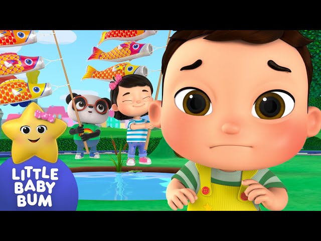 12345 Once I Caught a Fish Alive ⭐ Baby Max Learning Time! LittleBabyBum - Nursery Rhymes for Babies