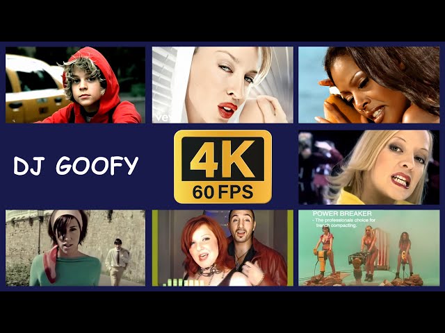 DJ Goofy - ELECTRO POP 2000's (4K Video Megamix Vol. 1)