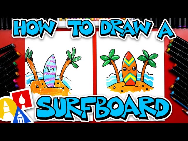 How To Draw A Surfboard