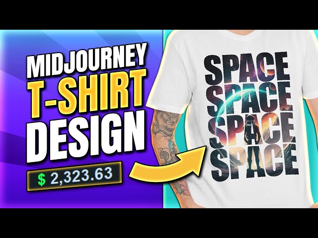 Custom Space Ai Text Design (Midjourney + Photoshop Tutorial)