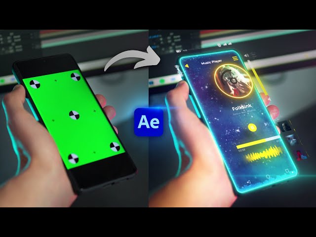 Animate an Augmented Reality HOLOGRAM Phone VFX | After Effects Tutorial