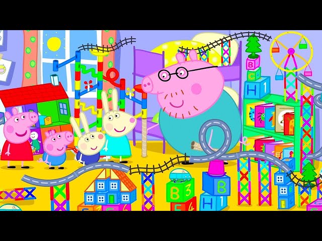 The Marble Run WORLD RECORD 🥇 | Peppa Pig Toy Play Official Full Episodes