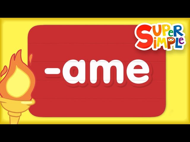 Word Family “ame” | Turn & Learn ABCs | Super Simple ABCs