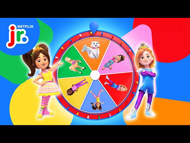 Mystery Wheel of Problem Solving Princesses! 🔍 👑 Princess Power | Netflix Jr