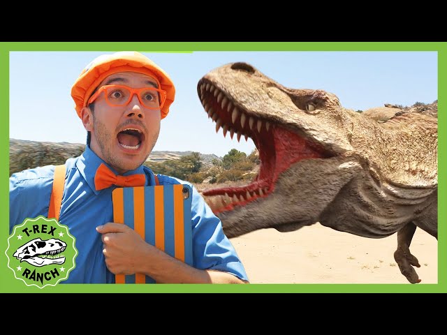Blippi Learns About Dinosaurs at T-Rex Ranch! @Blippi