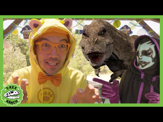 Blippi's Epic Dino Birthday! | T-Rex Ranch Dinosaur Videos