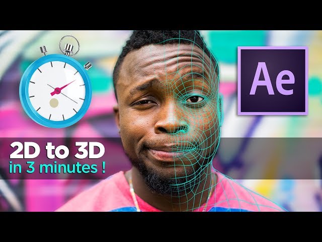 How to Make 2D image to 3D in 3 MINUTES ! - After Effects & Volumax TUTORIAL