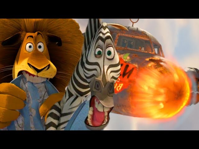 DreamWorks Madagascar | Airplane Crash - Movie Clip | Madagascar: Escape 2 Africa | Kids Movies