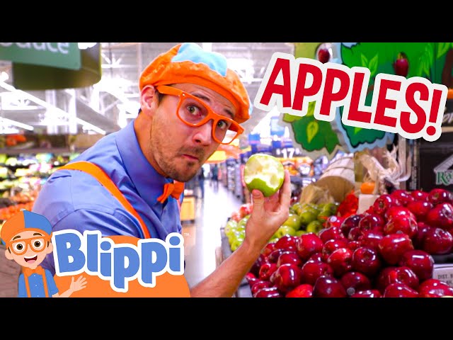 Blippi Visits an Apple Fruit Factory | Blippi Full Episodes | Healthy Habits for Kids