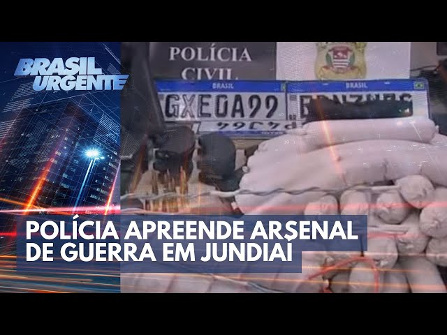 Polícia apreende arsenal de guerra em Jundiaí | Brasil Urgente