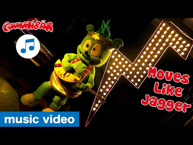 Gummibär - "Moves Like Jagger" Music Video - The Gummy Bear Cover Song - Party Pop