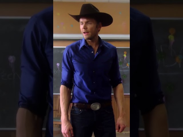 that cowboy outfit gets around | Community #shorts