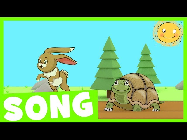 Hop Little Rabbit | Rabbit and the Turtle Song