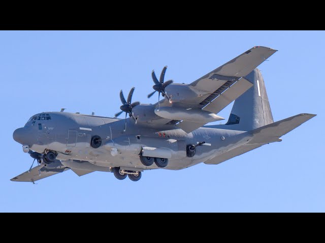 AC-130 gunship and other military aircraft spotted in Las Vegas ✈️