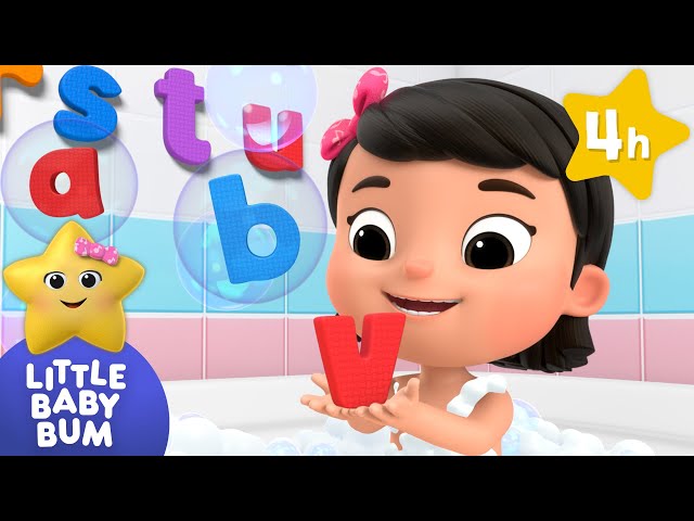 ABC Bath Song! 6 Little Ducks + More⭐ Four Hours of Nursery Rhymes by LittleBabyBum