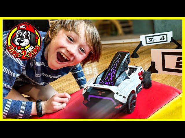 Hot Wheels Racing Game IN REAL LIFE 🏎 I Built a HUGE RIFT RALLY TRACK All Around My House!