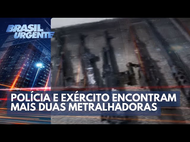 Armas furtadas de quartel: mais duas metralhadoras recuperadas | Brasil Urgente