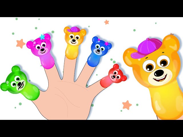 🧸🍭Gummy Bear Finger Family Song for Babies