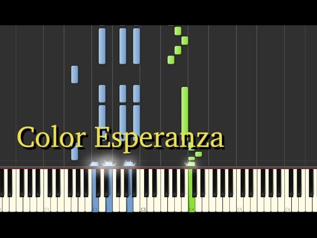 Color Esperanza - Diego Torres / Piano Tutorial / EA Music