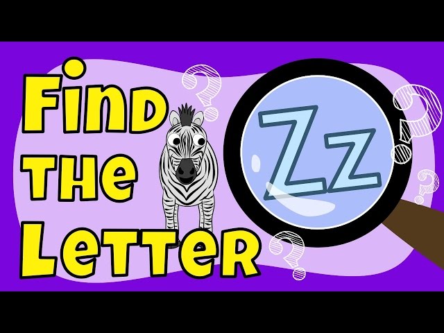 Alphabet Games | Find the Letter Z