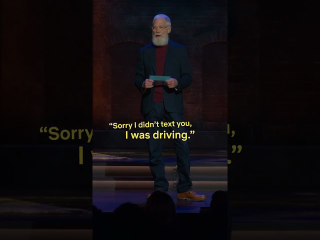 things you never hear in #losangeles with #davidletterman