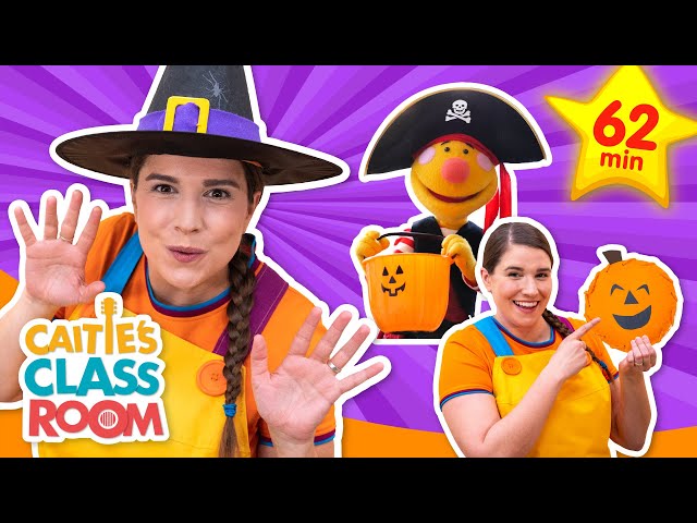 Halloween Fun + More | Kids Songs & Learning | Caitie's Classroom