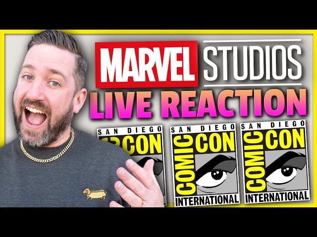 Tim Gettys LIVE REACTION  Marvel Studios Comic-Con Announcements FULL MCU SPOILERS