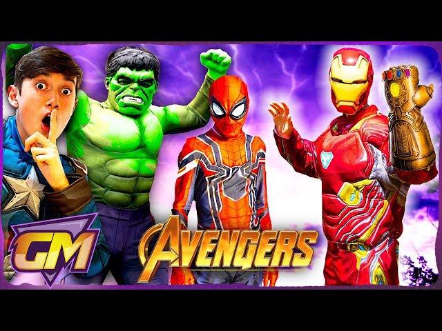Avengers Kids Vs Thanos - Fun Kids Parody!