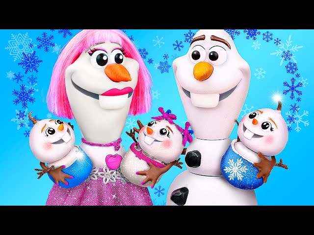 Olaf's Family! 30 Frozen Hacks and Crafts