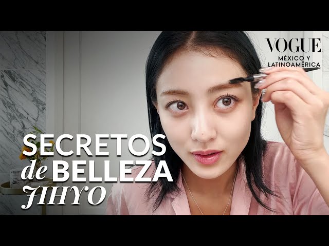 JIHYO de TWICE confiesa cómo logra unos ojos acentuados | Vogue México y Latinoamérica