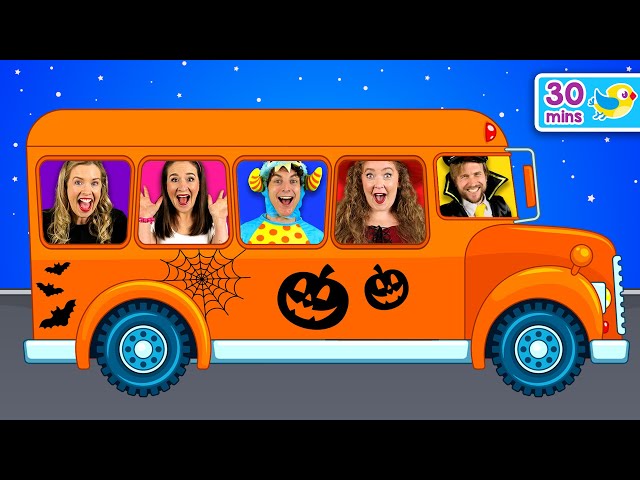Wheels on the Bus (Halloween) & More Halloween Nursery Rhymes