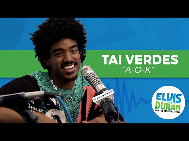 Tai Verdes - "A-O-K" | Elvis Duran Live