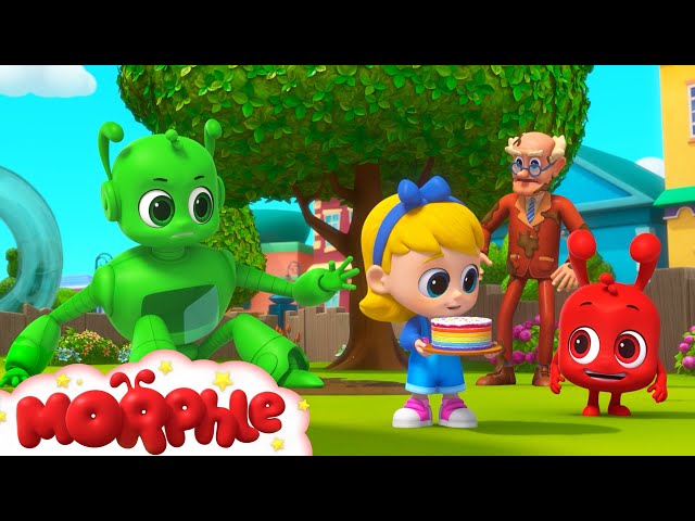 Robot Orphle's Cake Party - Mila and Morphle | Cartoons for Kids | My Magic Pet Morphle