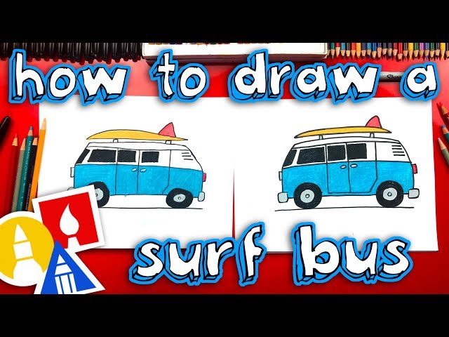How To Draw A Summer Surf Bus - Replay Live Stream