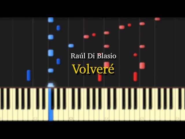 Volveré (Raúl Di Blasio & Diego Verdaguer) / Piano Tutorial