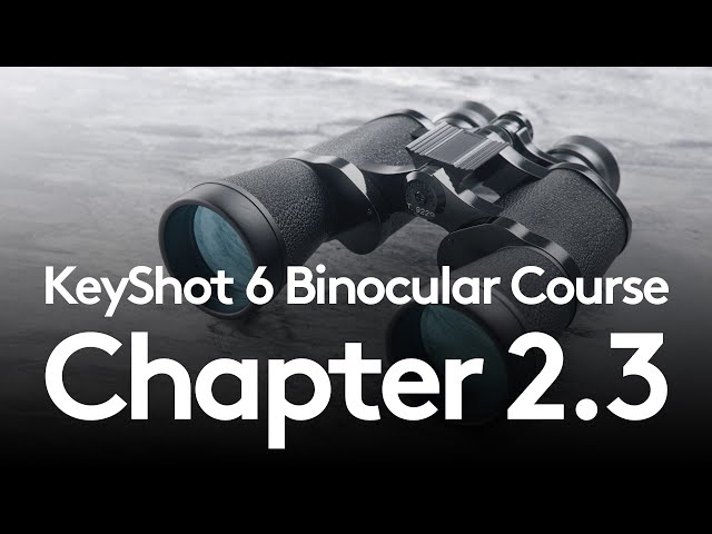 KeyShot 6 Binocular Course / Chapter 2.3 / Soft Plastic