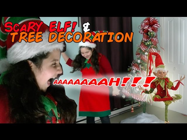 DIY Christmas Tree decoration Hack for kids with scary Elf  home made