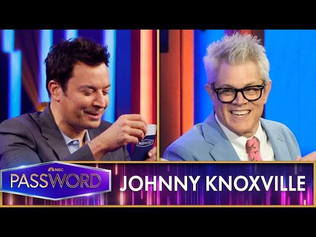 Jimmy Shoots the Moon with Johnny Knoxville in a Round of Password