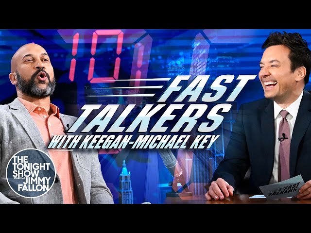 Fast Talkers with Keegan-Michael Key | The Tonight Show Starring Jimmy Fallon