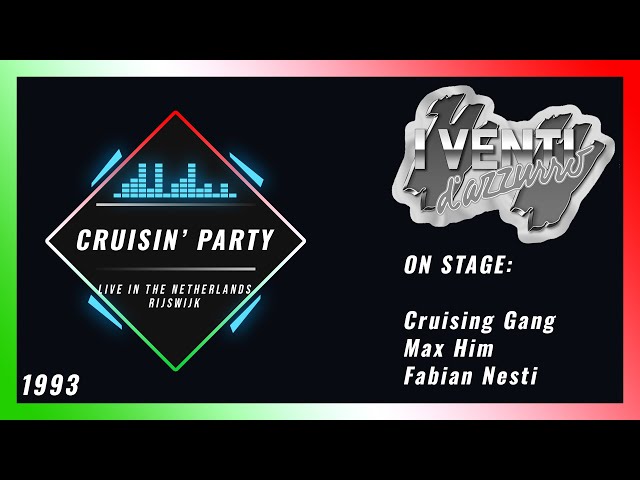 i Venti d'Azzurro Cruisin’ party with  Cruising Gang - Max Him - Fabian Nesti