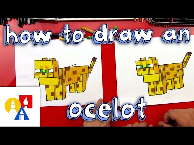 How To Draw A Minecraft Ocelot