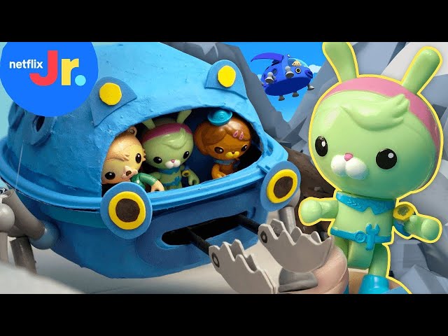 Octonauts Toy Play: Mudslide Escape! 🐍 Octonauts: Above & Beyond | Netflix Jr