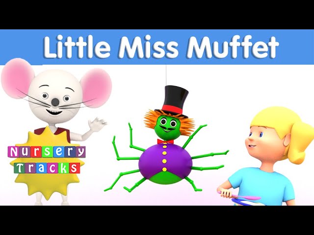 Little Miss Muffet | Nursery Rhymes | NurseryTracks