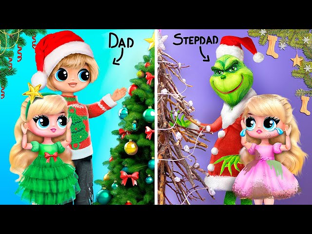 Dad vs Stepdad / 34 DIYs for LOL OMG