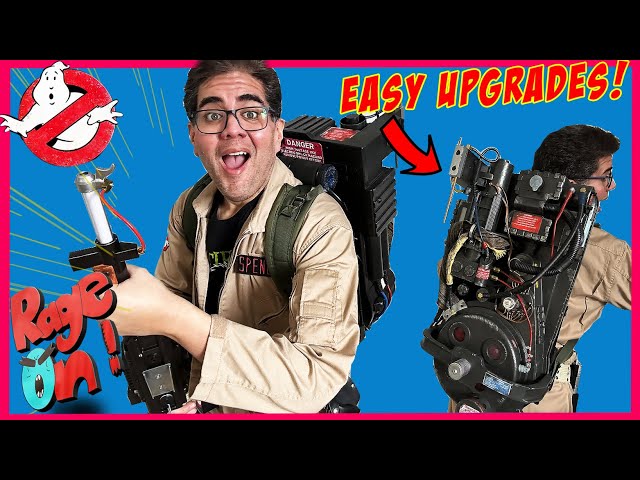 Ghostbusters Haslab Proton pack free easy  Upgrades! DIY