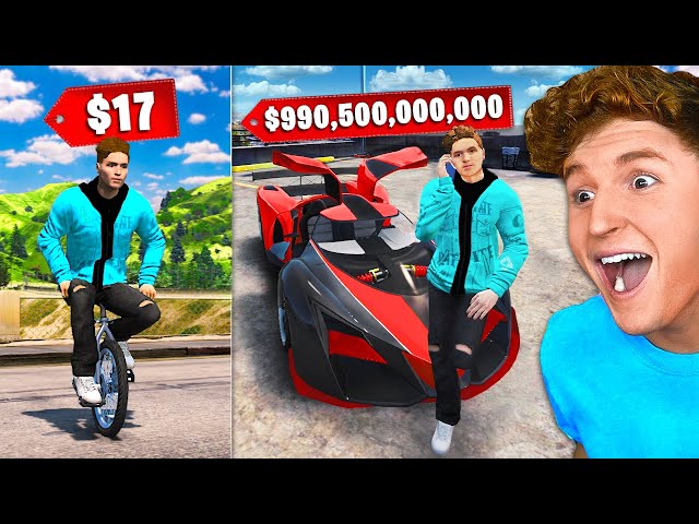 CHEAPEST vs. MOST EXPENSIVE CARS In GTA 5 RP.. (Mods)
